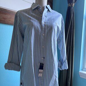 Ralph Lauren Classic Fit Striped Oxford Shirt - M